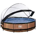 EXIT Toys Pool "Pools", braun, ØxH: 360 x 76 cm