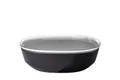 Mepal – Servierschale mit Deckel Silueta – Spülmaschinen- und mikrowellenfest – Salatschüssel – Tapas Teller – Geschirr – 4000 ml – Nordic black