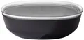 MEPAL Rührschüsseln, Salatschüsseln Silueta nordic black 4,0 l