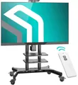 ONKRON TV-Ständer ONKRON 50"-86", 90 kg max, VESA 800x500, TS1881E, (bis 86,00 Zoll, TV Ständer mit Motor, TV Ständer mit Motor, Automatische Höhenverstellung mit Fernsteuerung, TV Standfuss)