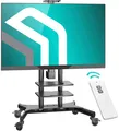 ONKRON Motorisierter TV Ständer rollbar für 50-86 Zoll, bis 90 kg, TS1881E