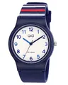 Q&Q WATCHES Mädchen Analog-Digital-Armbanduhr mit Armband aus Polyurethan V06A-006VY, weiße Orchidee, Chronograph, digital, Weiße Orchidee, Chronograph, digital