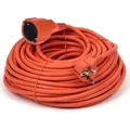 Verlängerungskabel 30m orange, Verlängerung SCHUKO IP44 Stromkabel Garten Kabel V13 mit Kindersicherung - Orange