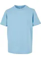 Build Your Brand Kinder T Shirt Basic – Rundhals Kurzarm Tee aus Baumwolle mit klassischer Passform für Alltag Schule Sommer und Freizeit Outfits,Balticblue,146-152