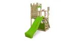 FATMOOSE Klettergerüst BoldBaron Boost – Ritterburg mit Wellenrutsche & Kletterwand, (Abenteuer-Spielturm - kreativer Outdoor-Spielspaß, mit Zinnendach, Sandkasten & Kletterleiter), langlebig & sicher - 10 Jahre Garantie*