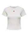 ONLY Onlelva June Emb S/S Tee JRS Noos
