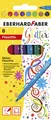 EBERHARD FABER Glitter-Fasermaler 8er Kartonetui