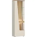 Vitrine Cut Out B: 60 cm Kaschmir/Eichefarben
