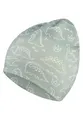 Sterntaler Beanie aus Sweat mit Flauschiger Rückseite und Saurier-Print – Jungen – weich und pflegeleicht – Mütze für Baby und Kinder, steingrün, Größe 51
