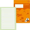 Staufen Schulheft Premium 734010332, A4, liniert mit Rand, 16 Blatt, Lineatur 2