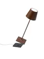 Zafferano LED Tischleuchte Poldina Pro - Kabellose, Dimmbare LED-Tischlampe aus Aluminium