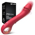 Cacuola Vibrator Dildo, Gebogene Stoßfunktion Dildos Sex Spielzeug für die Frau, Präzise Stimulation des G Punkt Vibration für Frauen, Vibratorensets für Frauen Sexspielzeug, Sex Toys