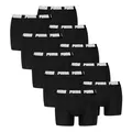 PUMA Herren Boxer Boxershorts Shorts Unterhosen Comfort Stretch 10er Pack, Wäschegröße:2XL, Artikel:-001 Black/Black