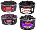 4 Dosen Haribo Lakritz Mischung Salino, Schnecken, Viola und Konfektstangen (2x 1200g, 1x 1148g) 1500g, 1x