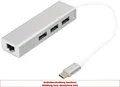 DIGITUS USB 3.0 Hub Super Speed, 3-Port + Ethernet