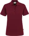 HAKRO Poloshirt Classic Damen #110 Gr. L weinrot