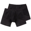 SCHIESSER Herren Shorts 2er Pack - Cotton Essentials, Authentic, Nadelzug, uni
