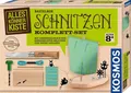 Kosmos 604608 AllesKönnerKiste Schnitzen Komplett-Set, mit Kinder-Schnitzmesser