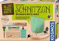 Kosmos 604608 AllesKönnerKiste Schnitzen Komplett-Set, mit Kinder-Schnitzmesser,
