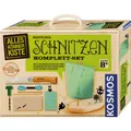Kosmos 604608 AllesKönnerKiste Schnitzen Komplett-Set, mit Kinder-Schnitzme ...