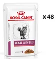 ROYAL CANIN Renal Feline Beef Rind 48 x 85 g