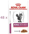 Royal Canin Feline RENAL BEEF in Soße Katzenfutter RIND: 48 x 85 g (€ 17,81/kg)