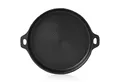 BBQ-Toro Grillplatte Gusseisen Plancha Ø 35 cm, Grillplatte, rund, BBQ Grillpfanne