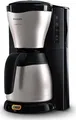 Philips Café Gaia HD7546 Kaffeemaschine 15 Tassen Metall/Schwarz (HD7546/20)