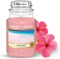 Yankee Candle Duftkerze Pink Sands groß Glas 150h Brenndauer 623g