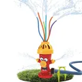 alldoro 60215 Wassersprinkler Hydrant mit spritzenden Schläuchen, Outdoor Wasser-Spielzeug für Kinder, Wasserfontäne für Sommer & Garten