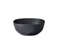 Mepal – Servierschale Silueta – Spülmaschinen- und mikrowellenfest – Salatschüssel – Tapas Teller – Geschirr – 3000 ml – Nordic black
