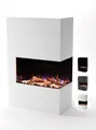 GLOW FIRE Elektrokamin LED E-Motion 3D - Portia, täuschend echte Flamme mit Heizung, 3 Dekorationen