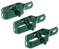 Alberts 611170 Drahtspanner | verzinkt, grün kunststoffbeschichtet | Größe 2 | Länge 100 mm | 3er Set