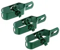Alberts 611170 Drahtspanner | verzinkt, grün kunststoffbeschichtet | Größe 2 | Länge 100 mm | 3er Set