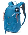 Terra Peak® Premium Wanderrucksack 20L (FLEX 20) Damen Herren & Erwachsene klein blau - Trekking-Rucksack & Tourenrucksack wasserdicht - Daypack Skirucksack mit Rückenbelüftung zum Wandern leicht
