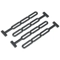 4X Gummispanner 280mm für PKW Anhängerplane | Spanngummi verstellbar | UVbest...