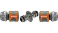 GARDENA Schlauchverbinder Kupplung Set 18283-20 (2 x 18215-50 + 1 x 931-50)#