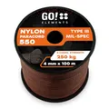 Paracord 550 Typ III | ø 4mm - 11 Kerne - max. 250 kg | 100% Nylonschnur - reißfest & extrem stabil | Nylonseil, Allzweckseil, Reepschnur & Outdoor Seil