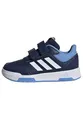 adidas Unisex Kinder Tensaur Hook and Loop Shoes, Dark Blue/Cloud White/Blue Burst, 22 EU