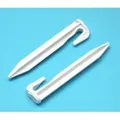 BIO Haken abbaubare Nägel kompatibel für Wolf Garten LOOPO ® Kabel Befestigung verrottende Heringe auflösende Erdanker - HQ BIO, Stück: 500