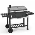 Taino Holzkohlegrill, Schwarz, Metall, 142x111x46 cm, Grills & Outdoor-Küchen, Holzkohlegrills
