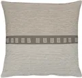 Dekokissen APELT "Milano", braun (schlamm, gemustert unifarben), B:49cm L:49cm