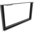 HEVVA Möbelbein GRAZ 25 cm Hoch 45 cm Tief 1 Stück Schwarz