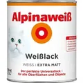 Alpinaweiß Weißlack extra matt 750 ml