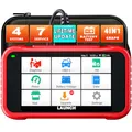 LAUNCH CRP123E V3.0 OBD2 Diagnosegerät Auto Auslesegerät Kfz-Codeleser für Motor,ABS,SRS, Automatik Getriebe,7 Resets:ABS-Blutung/Öl/SAS/Throttle/DPF/EPB/Battery Reset,lebenslanges Upgrade,CAN FD&DOIP