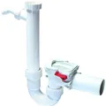 Kessel Rückstaudoppelverschluss Staufix Siphon DN50 mit GV u.Abw.anschluss 73052