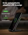 INIU Wireless Charger Stand 15W Induktive Ladestation Kabellos Handy Ständer