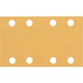 Bosch Professional Zubehör EXPERT C470 Schleifpapier mit 8 Löchern für Schwingschleifer, 80 x 133 mm, G 100, 10-tlg. (100) (2608900880)