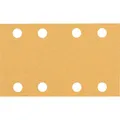 Bosch 10x EXPERT C470 Schleifblatt mit 8 Löchern (für Farbe auf Holz, Hartholz, Ø 80x133 mm, Körnung 100, Professional Zubehör Schwingschleifer)