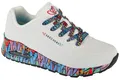 Sneaker Damen, Skechers Uno - Ravaged Love, Weiß
